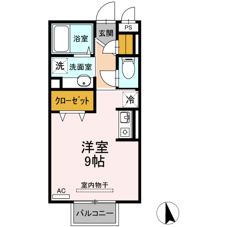 アーバンヒルズⅡ　Ａ 間取り