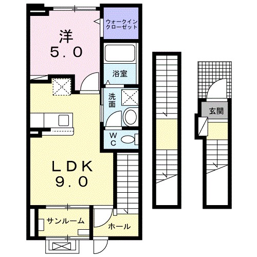 グレイス・タカノⅡ 間取り