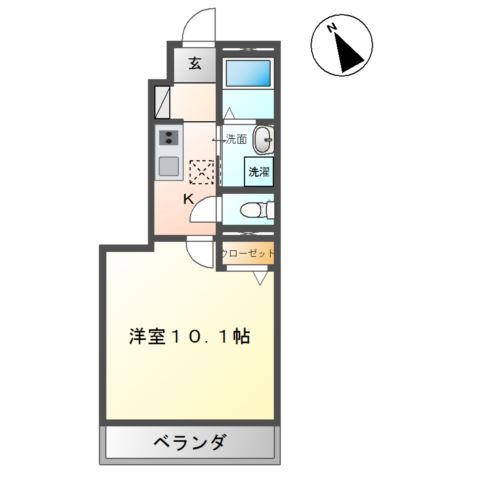 エバーグリーン籠田 間取り