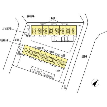 東幸富岡ハイム　Ｂ 間取り