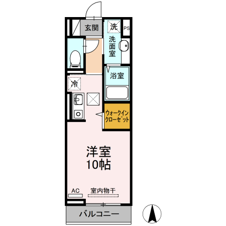 ソレイユ富岡 間取り