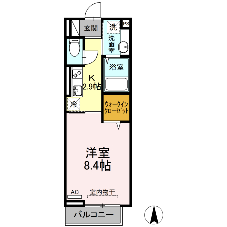 Ｄ－ｒｏｏｍ本町 間取り