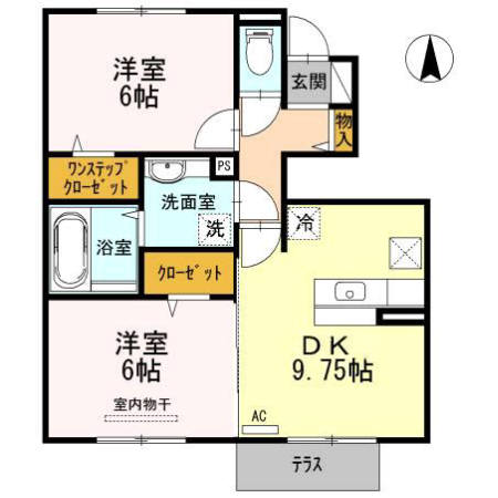 アズール　Ｃ 間取り