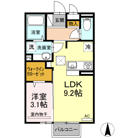 カサ・ドルチェ　Ｂ 間取り