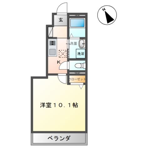エバーグリーン籠田 間取り