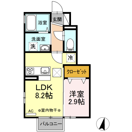 サニーフラットⅡ 間取り