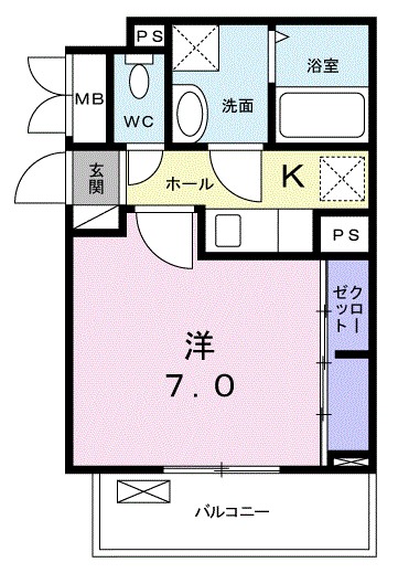 アン・プラージュＦ 間取り