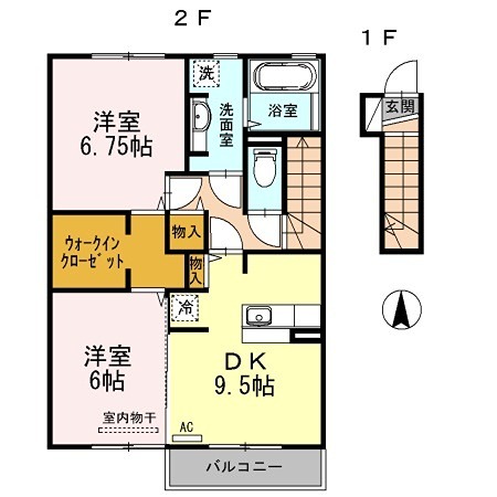 クレアトゥール柏　Ｂ 間取り
