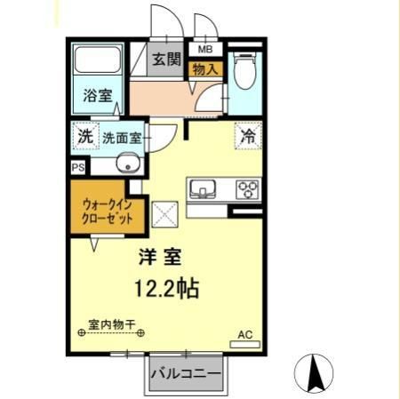 アゼリアコートA 間取り