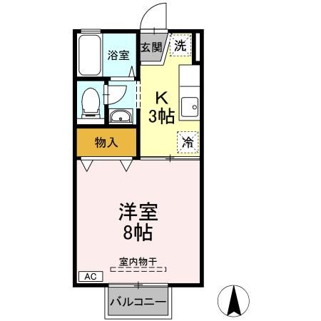 ジュネスＲ　Ⅱ 間取り
