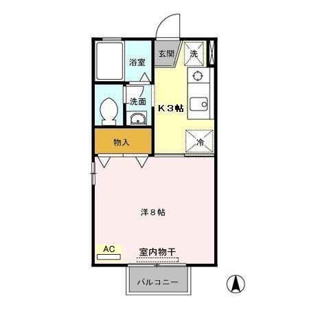 ジュネスＲ　Ⅰ 間取り
