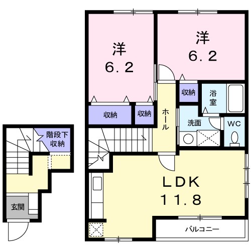 クラール・Ｍ 間取り