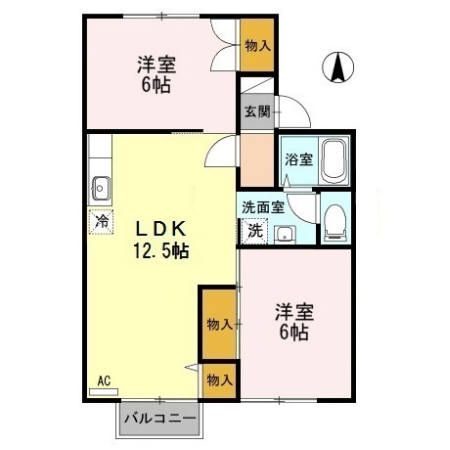 サンハイム　Ｂ 間取り