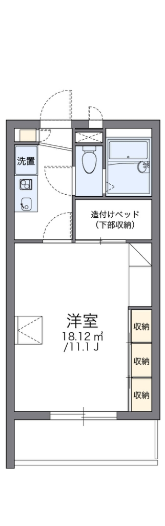 レオパレスＫａｗａｈａｒａｄａ 間取り