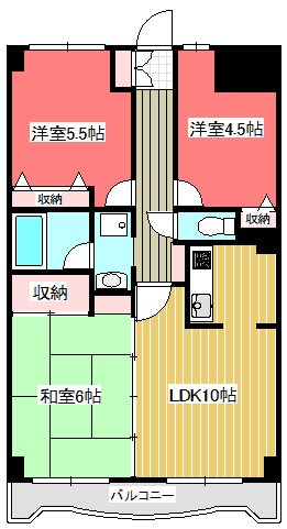 ダイヤメゾン戸田公園 間取り