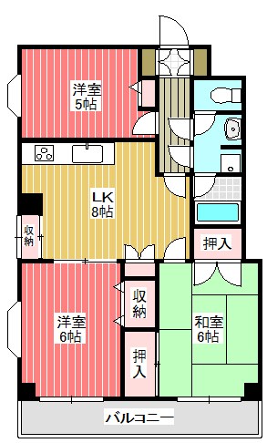 フローラレジデンス川口 間取り