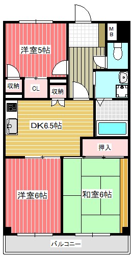 サンドミールさわらび 間取り