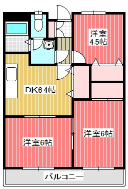 SKハイツ芝新町 間取り