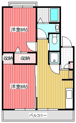 アーバンハイツＢ 間取り