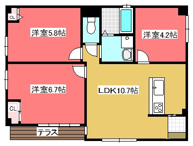 ドリームⅡ 間取り