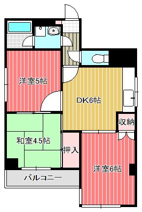 ぷち・あみ蕨 間取り