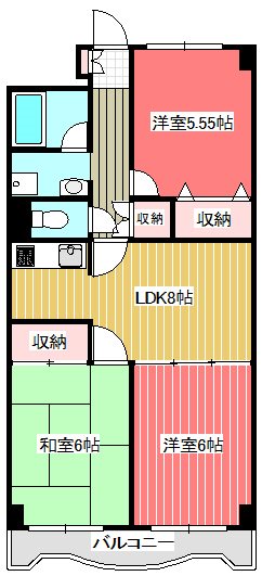 ダイヤメゾン戸田公園 間取り