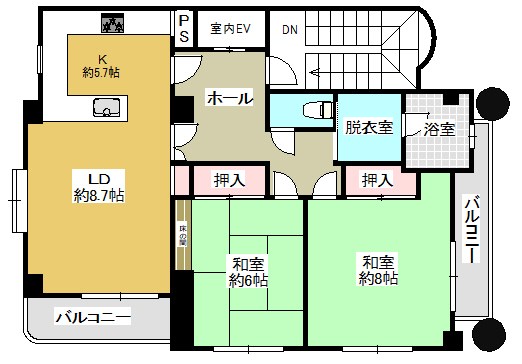 ラ・プレわらび 間取り