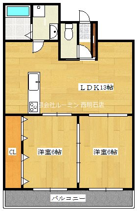 プレミアコート 102号室 間取り