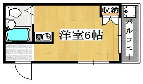 第2シャルム 302号室 間取り
