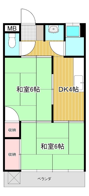藤井マンション 107号室 間取り