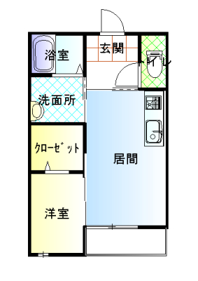 トレゾール住吉 間取り図