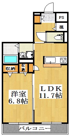 シャーメゾン大久保駅前 102号室 間取り