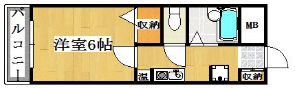 エミネンス 402号室 間取り