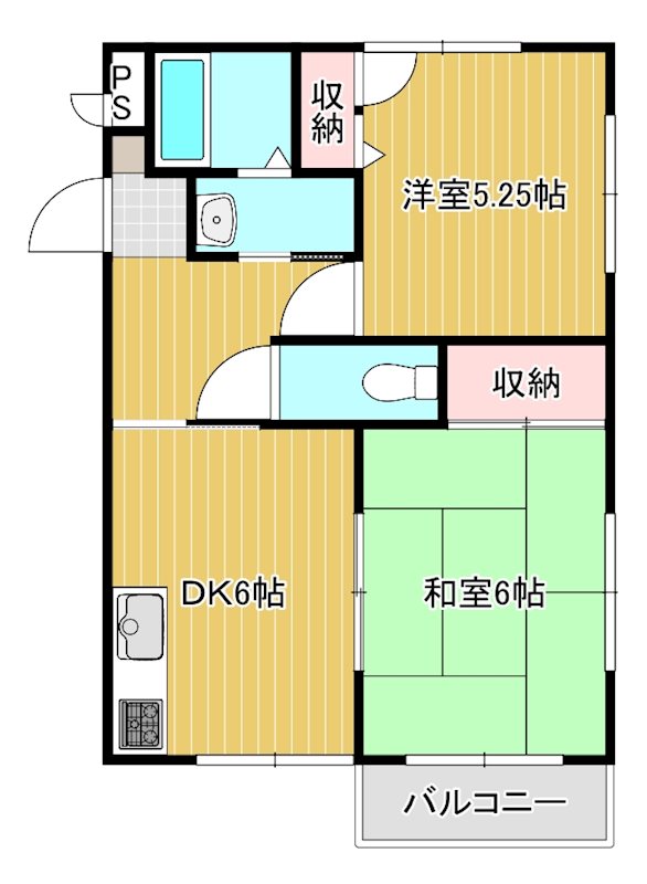 メゾン別所 302号室 間取り