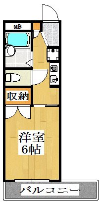 ラコンテ西明石  508号室 間取り