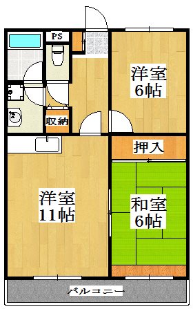 西明石グランドハイツ 間取り