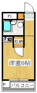 モナーク西明石 905号室 間取り