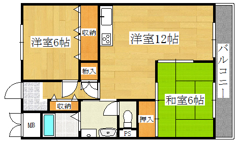 アメニティゆう 306号室 間取り