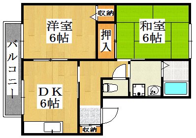 エクセレント西明石Ｃ棟 102号室 間取り
