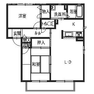 アヴァンス明石B 203号室 間取り