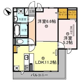 D-room五反田 301号室 間取り