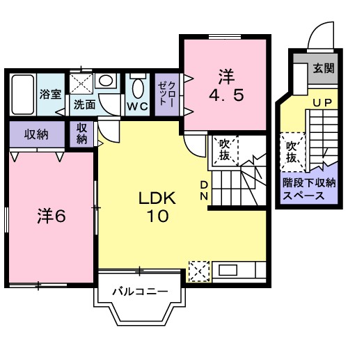 ルーナジェーナ 間取り図