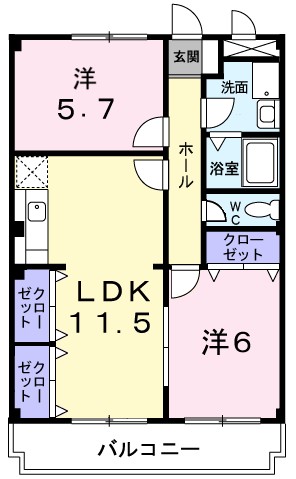 ベイビレッジＩＮＯＵＥ 間取り図