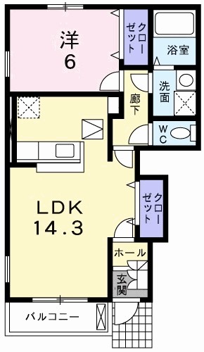 プロムナードＡ 間取り図