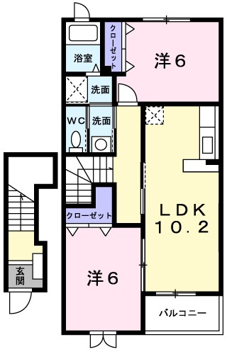 ピエール　カーサ 間取り図