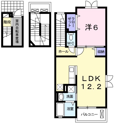パストラルメゾン白水 間取り図