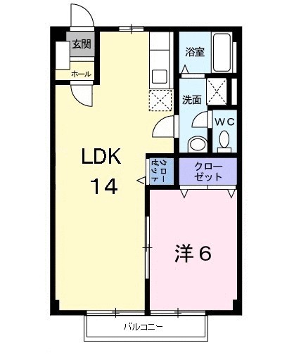 ドミール小山 間取り図