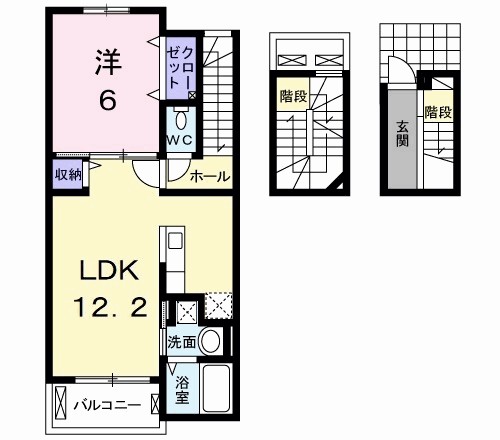 グレースＮＥＯ壱番館Ａ 間取り図