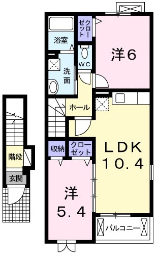 キートスⅡ 間取り図