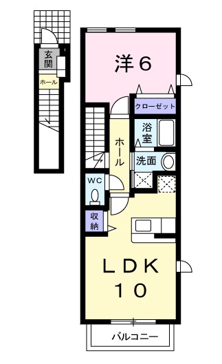 エトワル　ベルメゾン 間取り図